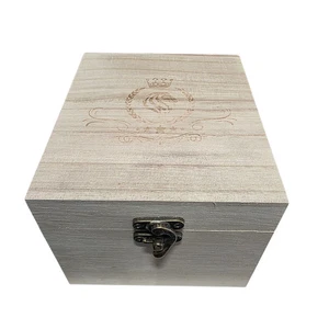 Birthday Gift, 1984 Whiskey Glass In WOODEN BOX - New - Picture 1 of 3