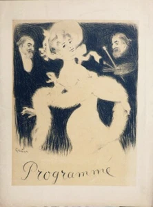 Programme La société LE CORNET de 1906 illustré par Jules GRÜN et Abel TRUCHET - Picture 1 of 3