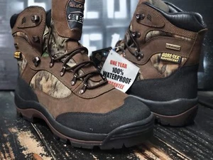 LaCrosse 470200M Genesys Gore-Tex WP Brown/Camo Leather Hunting Boots Men 14 - Picture 1 of 6