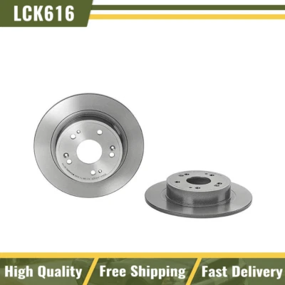 Rotores de freno traseros Brembo premium recubiertos UV premium de alta calidad para Acura TSX 2009-2014 Foto 1 de 4