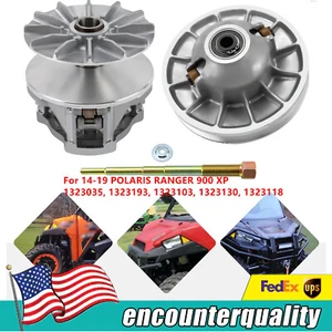 For 14-19 Polaris Ranger 900 Crew & XP Primary+Upgraded Secondary Clutch Drive - Foto 1 di 18