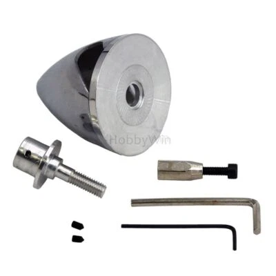 3 Bladed Aluminum Spinner 2in 51mm for 3mm Shaft Motor RC Model Airplane Warbird - Image 1 of 4