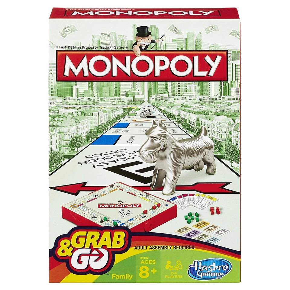 Monopoly Grab and Go Game - Image 1 of 1