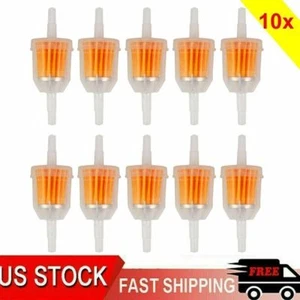 10Pcs set Motor Inline Gas Oil Fuel Filter Small Engine For 1/4'' 5/16" Line - Picture 1 of 10