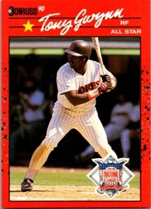 1990 Donruss - Tony Gwynn #705 "Recent Major League Performance" above Stats - Picture 1 of 2