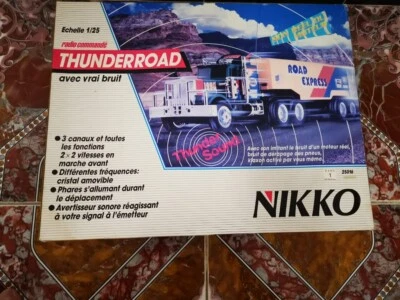 BNIB 1980s NIKKO R/C radio control 1:25 Thunder Road Convoy truck with sound - Image 1 of 3