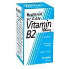 HealthAid Vitamin B2 (Riboflavin) 100mg - Prolonged Release - 60 Tablets