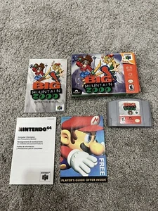 Nintendo 64 N64 Big Mountain 2000 CIB Authentic Complete Box Manual Inserts Work - Bild 1 von 7