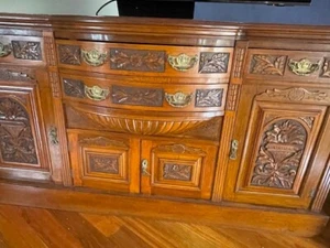 Antique English Edwardian sideboard c.1900 (with authenticity) Your best offer? - Picture 1 of 6