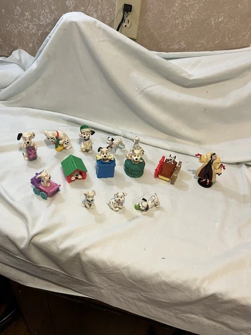 101 Dalmations Toys VTG Lot Disney Figures Cruella de Vil Cover