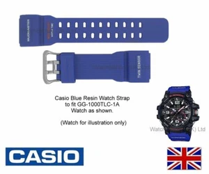 GG-1000TLC CASIO Watch Strap Band for GG-1000, GG1000TLC - Blue 10562881 GENUINE - Picture 1 of 6