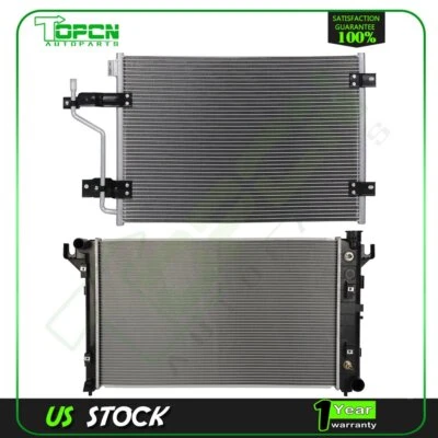 Fits Dodge Ram 2500 Ram 3500 Replacement Radiator & Condenser Assembly - Image 1 of 4