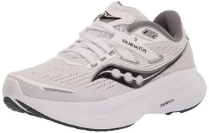 Saucony Women's Guide 16 Sneaker, White/Black, 9.5 - Picture 1 of 6