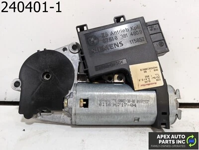 OEM 2002 BMW 525i 3L SUNROOF MOTOR SUN ROOF DRIVE WEBASTO - Image 1 of 4