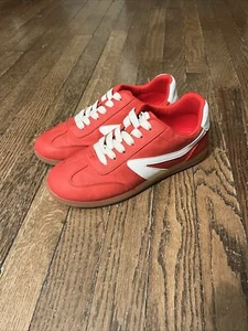 DV Dolce Vita “Quantum” Red White Womens Size 7.5 Tennis Shoe Athletic Casual - Picture 1 of 10