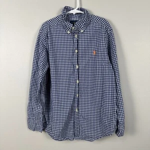 Ralph Lauren Boys Medium (8-10) Long Sleeve Button Down Plaid Shirt - Picture 1 of 4