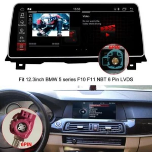 for BMW 5 Series F10 F11 Android 13 Display Apple Carplay Retrofit 12.3" Screen - Picture 1 of 10