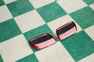 18-22 MUSTANG Ruby Red Painted LH RH Exterior Hood Vent Grille Pair Grill OEM 2x - Picture 1 of 12