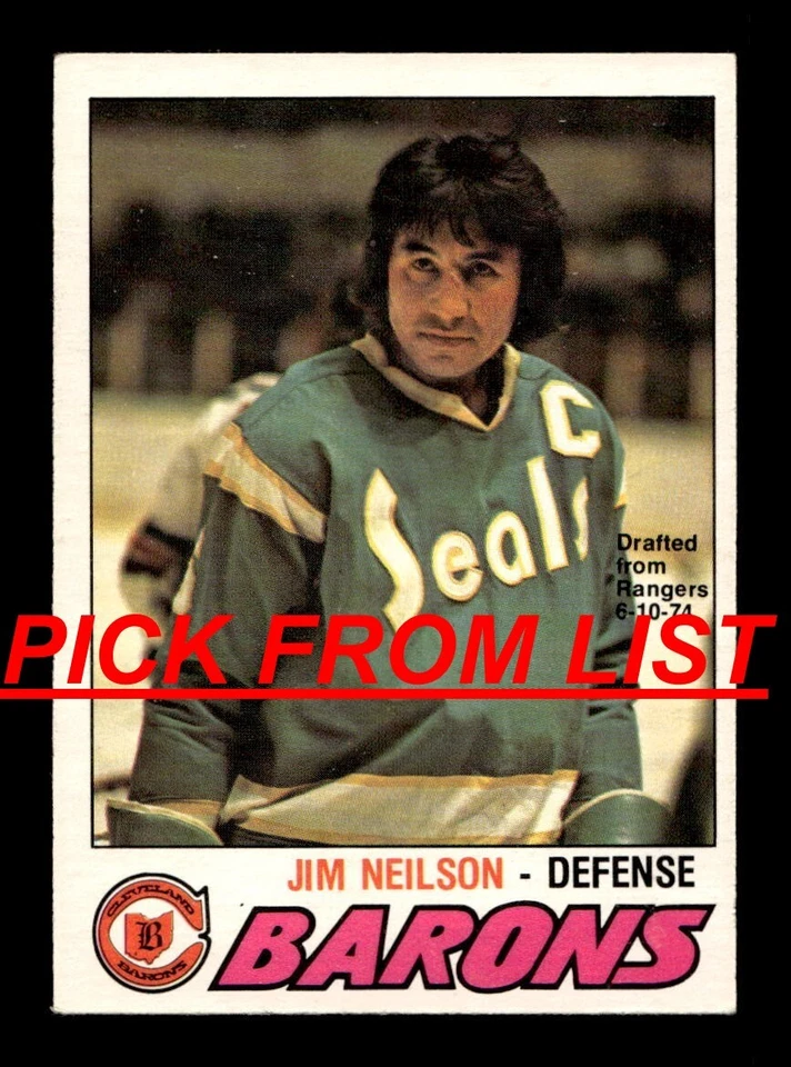 1977-78 O-Pee-Chee OPC Hockey 202-392 EX/EX-MT Pick From List All PICTURED vv4 - Image 1 of 1
