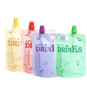 15 Assorted Size Liquid Drinking Screw Cap Spout Pouch with Music Note Printing - Picture 1 of 12