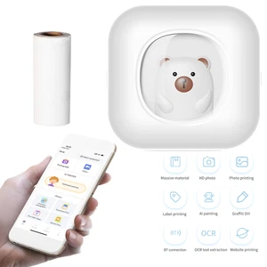 Mini impresora térmica de bolsillo BT impresora fotográfica compatible con Android o iOS P3Z1 - Imagen 1 de 12