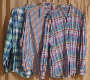 Set of 3 Alan Flusser Casual Dress Shirt XL Men’s Shirts Dress Shirts - Picture 1 of 9