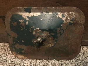 Vintage Antique Side View Mirror Green 7 1/2" x 5 1/2" - Photo 1/2