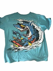 1989 Place Jet Ski Shark Shirt Childs Size 5/6 - Picture 1 of 4