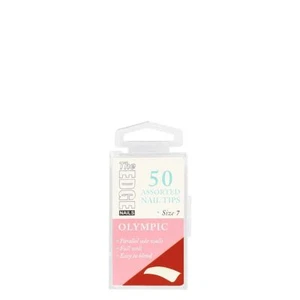 The Edge Nails Olympic Assorted Nail Tips Size 7 (50 Pack) - Imagen 1 de 1