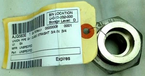 2 of Union Pipe Class 2 Straight ASPA182 F304L 3/4 X 3/4 IN (NOS) - Picture 1 of 2