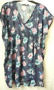 BNWT MOTHERCARE MATERNITY KAFTAN FLORAL BIKINI BEACH TOP TUNIC LARGE RRP £20 - Picture 1 of 1