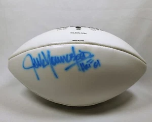 Jack Youngblood Signed Wilson White Panel Football HOF Los Angeles Rams - Picture 1 of 5
