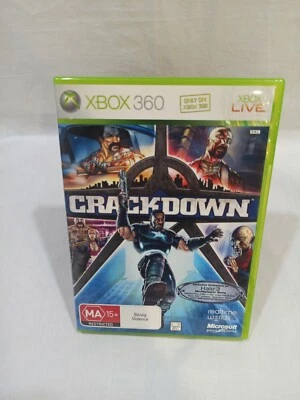Xbox 360 Crackdown with Manual/Map Very Good Condition Region PAL Free Postage  - Image 1 of 4