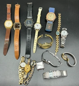 Lot of 15 Quartz Watches - Untested - Timex-Bulova-Cardinal-Anne Klein-Rochelle - Bild 1 von 10