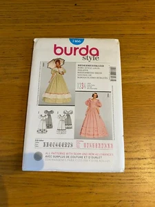 BURDA Biedermeier DRESS Louis-Philippe COSTUME Sewing PATTERN US 10 - 28 7466 - Picture 1 of 2