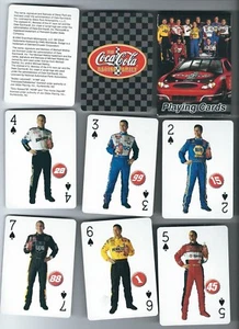 Coca-Cola Family of Drivers NASCAR 2002 bicicleta cubierta de cartas nuevo en caja - Imagen 1 de 6