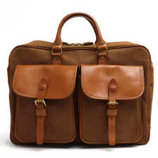 Luggage Label Yoshida Bag Business 958-02007 Fisher Brief Case Cowhide Yarn Dyed