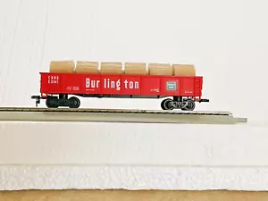 BACHMANN Burlington Route CB & QE 3141 Gondola with Cargo, HO Scale - Picture 1 of 8
