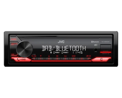 Autoradio 1DIN JVC KD-X282DBT con USB, AUX,Bluetooth, DAB/DAB+, 1preout,Flac. - Immagine 1 di 3