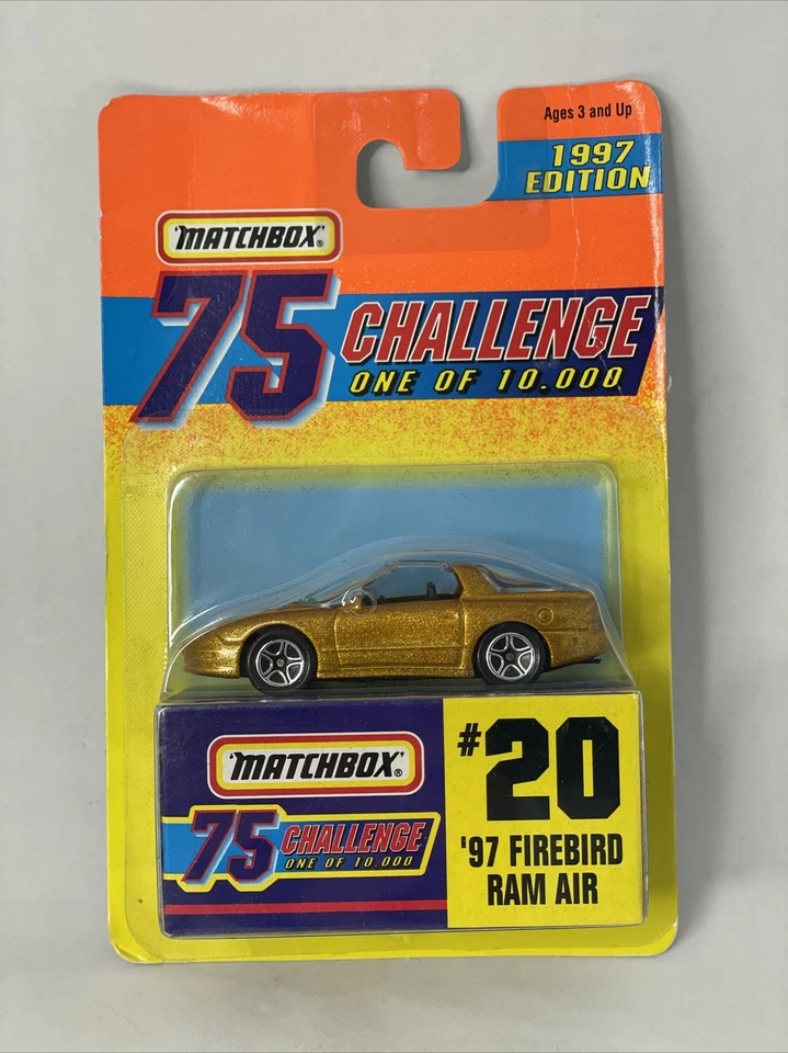 Matchbox MB 3 ALFA ROMEO 155 Gold 75 Challenge 1997 MINT on Card