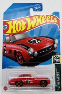 Hot Wheels - Mercedes-Benz 300 SL Red Retro Racers 3/10 2023 (HKH02) - Picture 1 of 5
