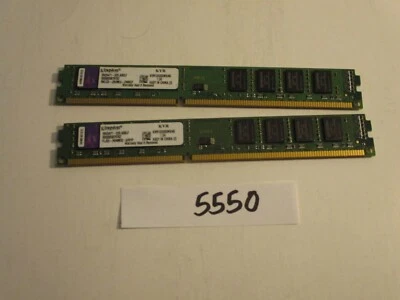 Kingston KVR1333D3N9/4G 2x4Gb PC3-10600 1333Mhz DDR3 Desktop Memory RAM (5550) - Image 1 of 2