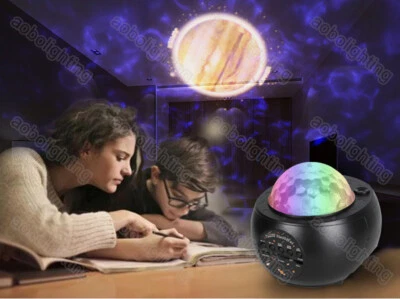 Star Night Light Music Remote Laser LED Starry Sky Galaxy Projector For Baby Kid - Image 1 of 4