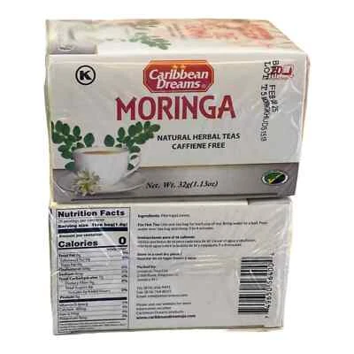 Caribbean Dreams Moringa Tea, 20 bolsitas de té (PK 2) Foto 1 de 3