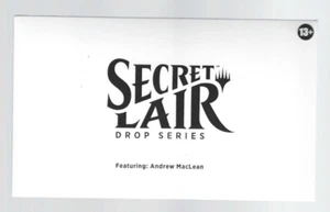 MTG Secret Lair Featuring: Andrew MacLean [SEALED NON-FOIL] Magic the Gathering - Picture 1 of 2