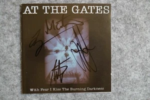 At The Gates - With Fear I Kiss The Burn CD Album signed / autograph / signiert - Picture 1 of 2