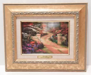 Thomas Kinkade Spring Gate - Accent Print (Canvas Lithograph) 5x7 - Picture 1 of 8