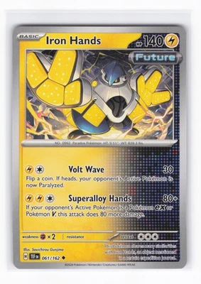Iron Hands (Uncommon) SV05: Temporal Forces 061/162 NM - Image 1 of 2