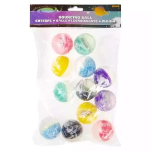 12 x Weltraum Flummi XL ,43 mm Springball, Hüpfball, Mitgebsel Geburtstag N 447 - Bild 1 von 2