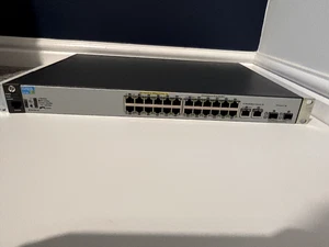 HP 2530-24-PoE+ Switch with Brackets HP J9779A HPE J9779A PoE+ Switch - Picture 1 of 2